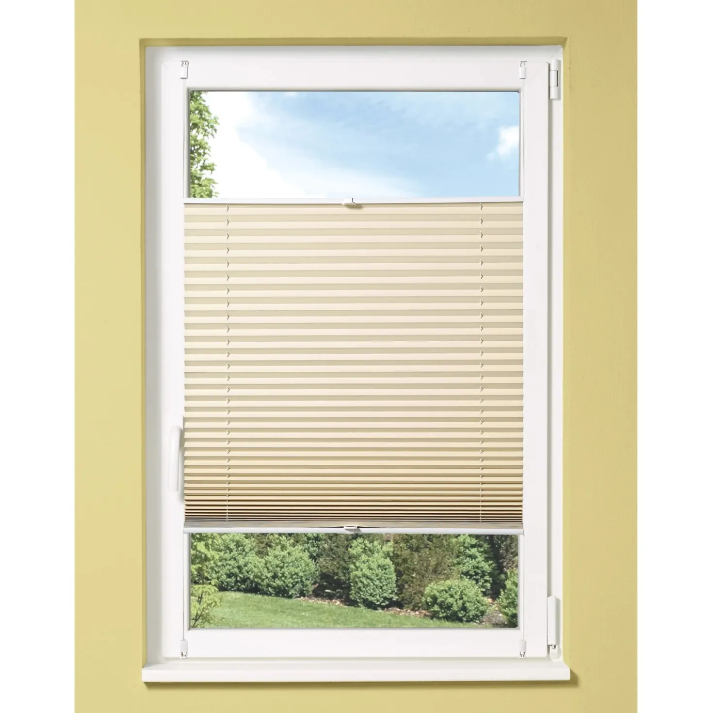 OBI Tessuto plissettato termico controventato Tona 105 cm x 130 cm beige