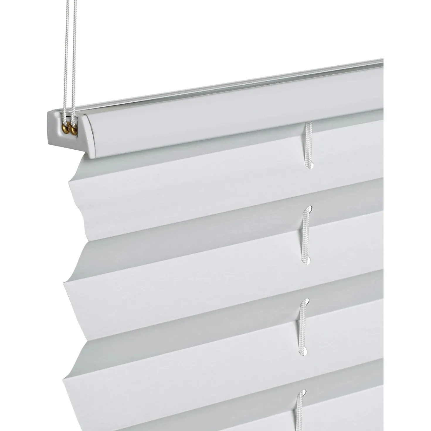 OBI Tessuto plissettato termico controventato Tona 120 cm x 130 cm bianco