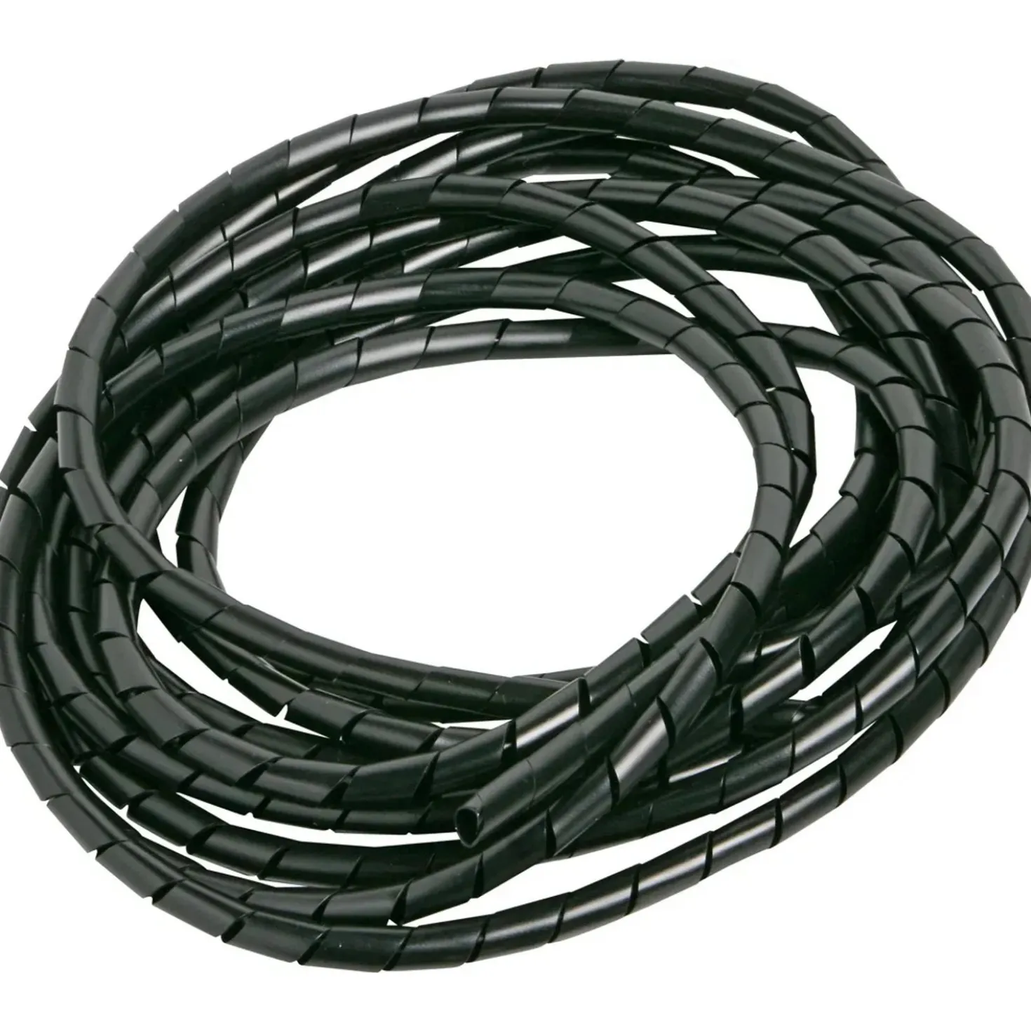OBI tubo flessibile spiralato per cavi Ø 8 mm nero 5 m