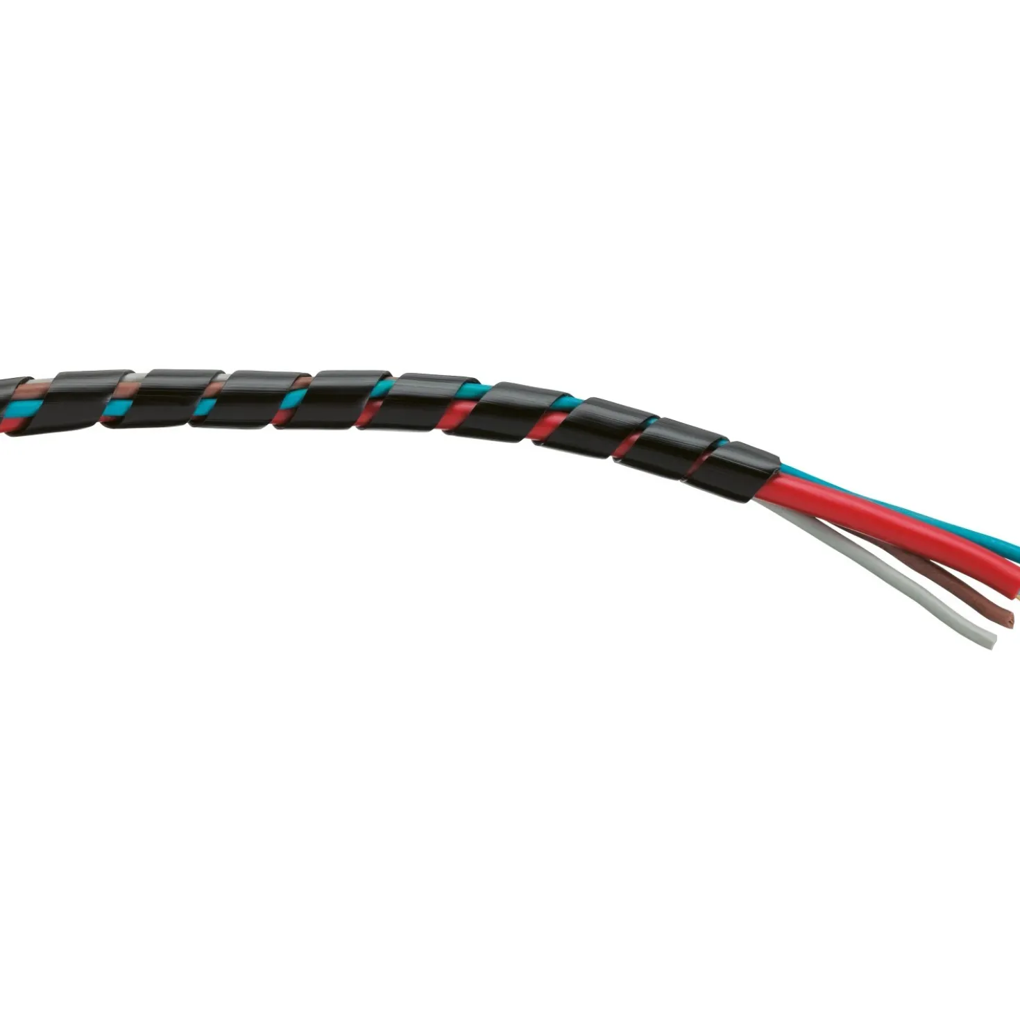 OBI tubo flessibile spiralato per cavi Ø 8 mm nero 5 m