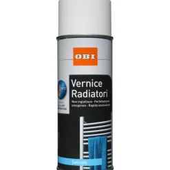 OBI vernice spray Radiatori satinata bianco 400 ml