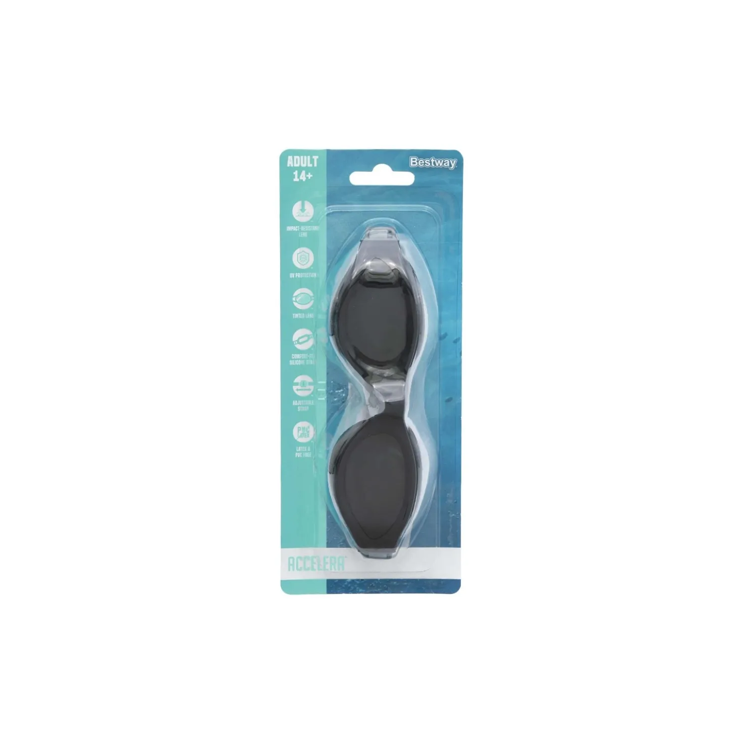 Occhialini da nuoto per adulti Bestway® Accelera™ 14+