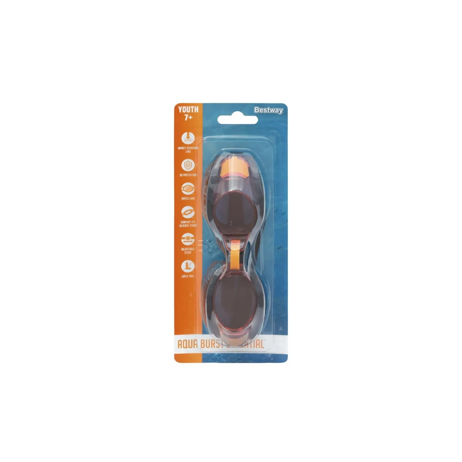 Occhialini da nuoto per bambini Bestway® Aqua Burst Essential™ II 7+
