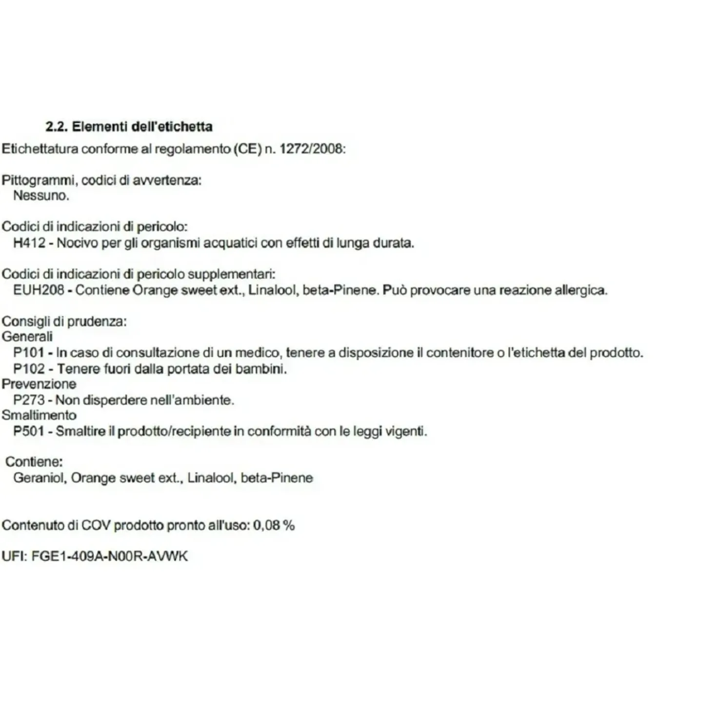 Olio essenziale profumato idrosolubile 15 ml