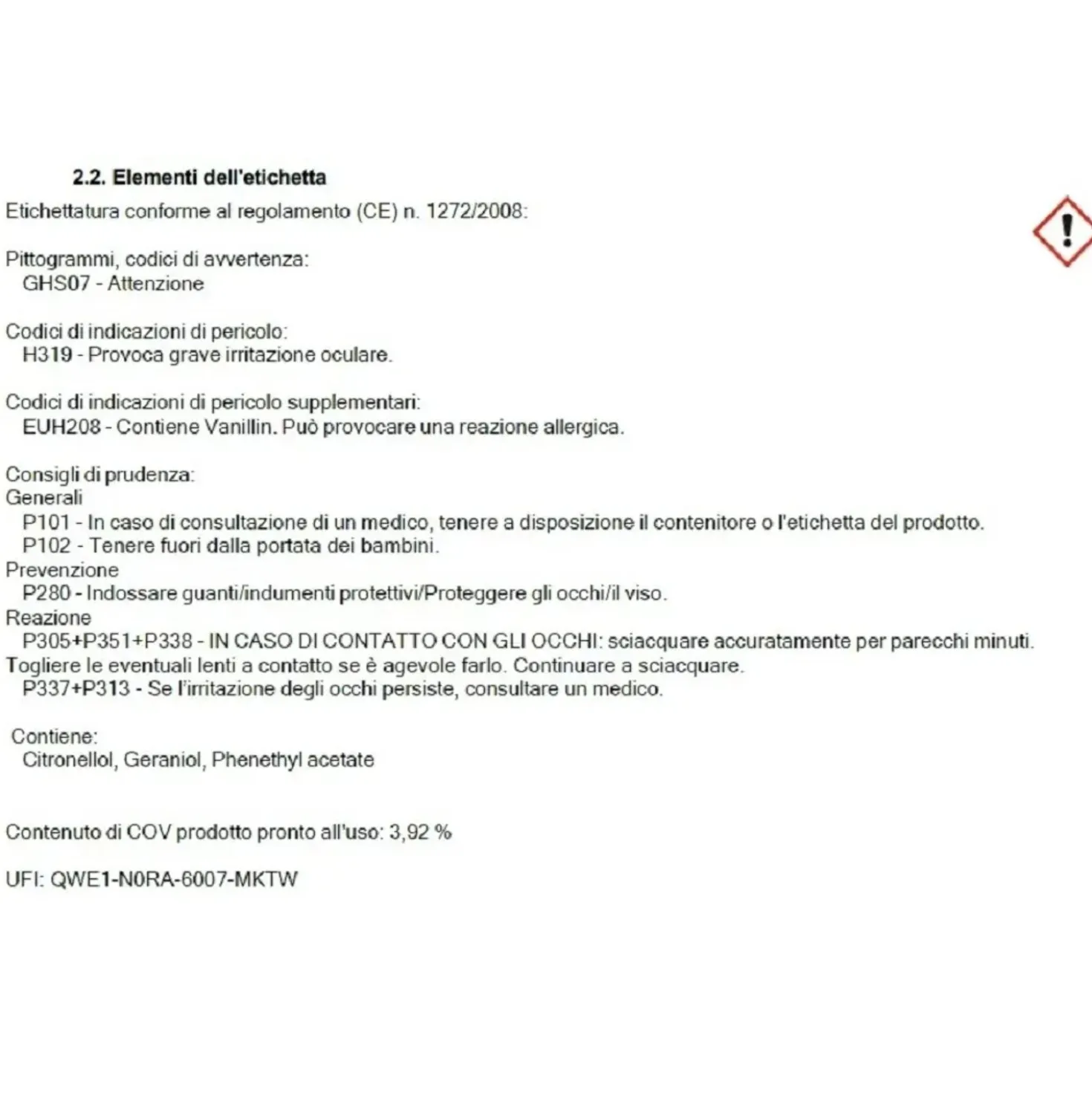 Olio essenziale profumato idrosolubile 15 ml