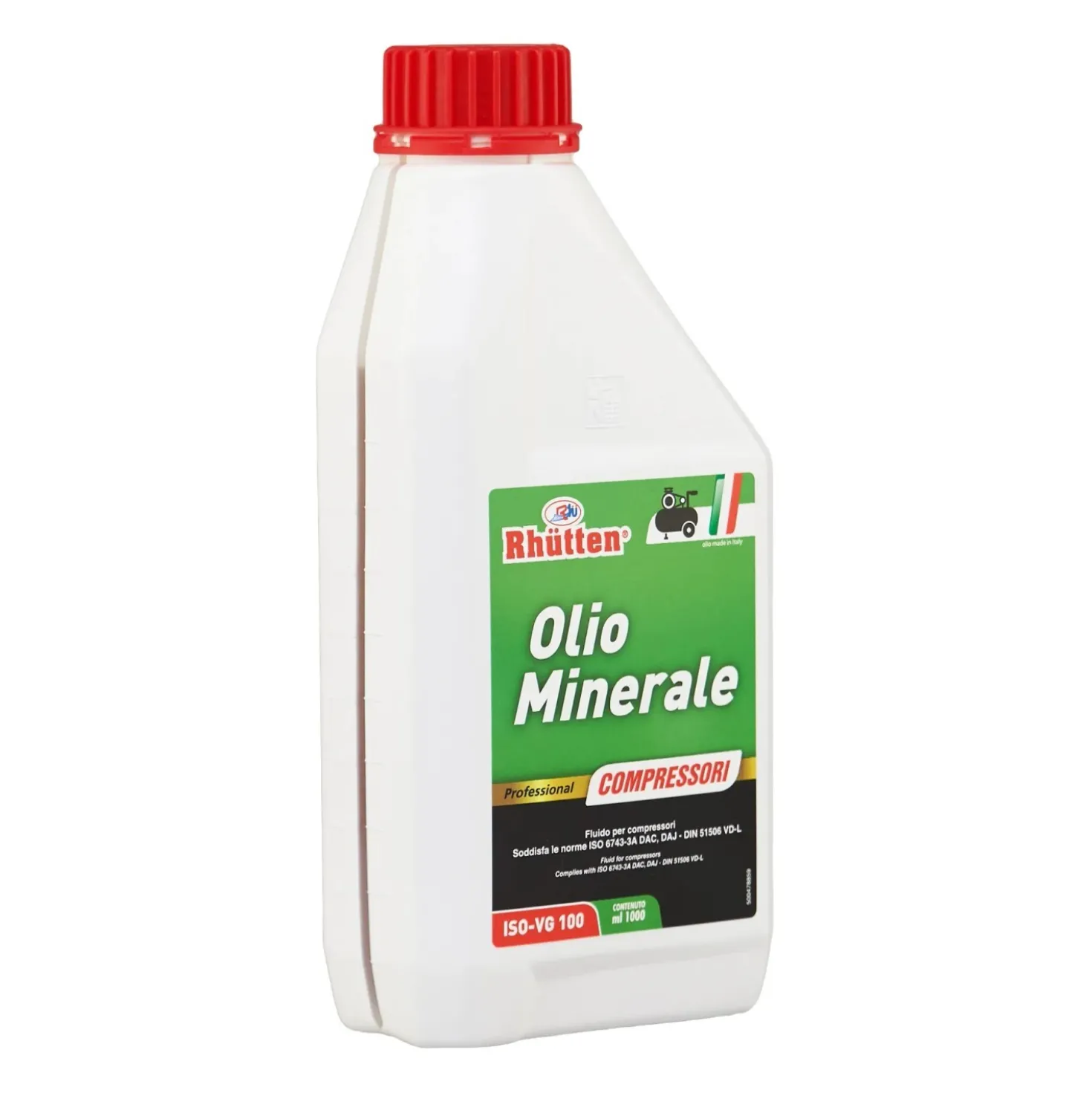 Olio minerale per compressore ad aria 1 l