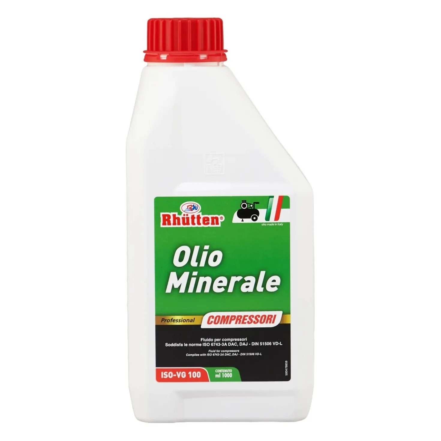 Olio minerale per compressore ad aria 1 l