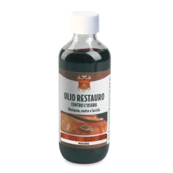 Olio restauratore flacone 200 ml mogano