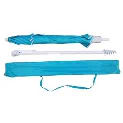 Ombrellone a palo centrale Twist Spiaggia Ø 200 cm colori assortiti
