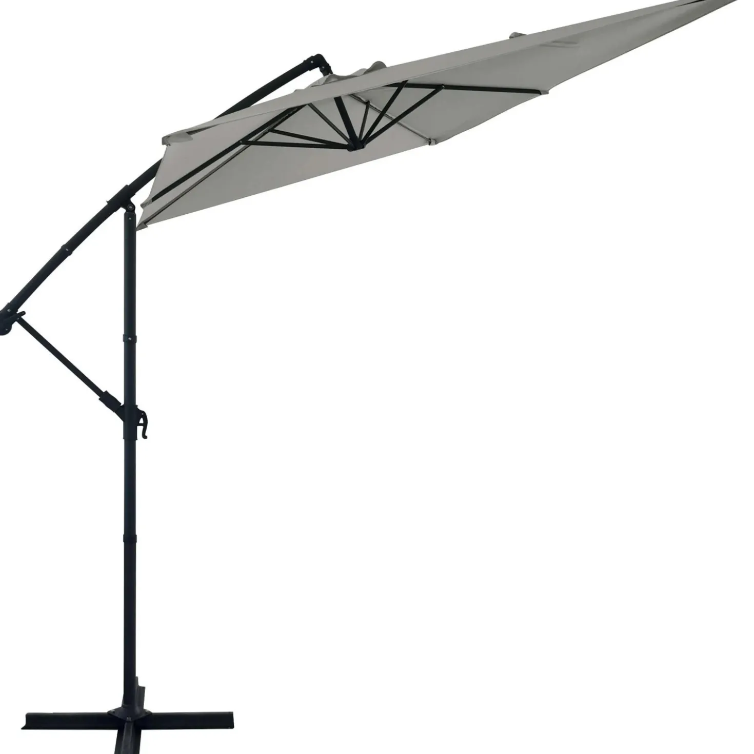 Ombrellone da giardino a palo decentrato in acciaio L200xP300xH250 cm