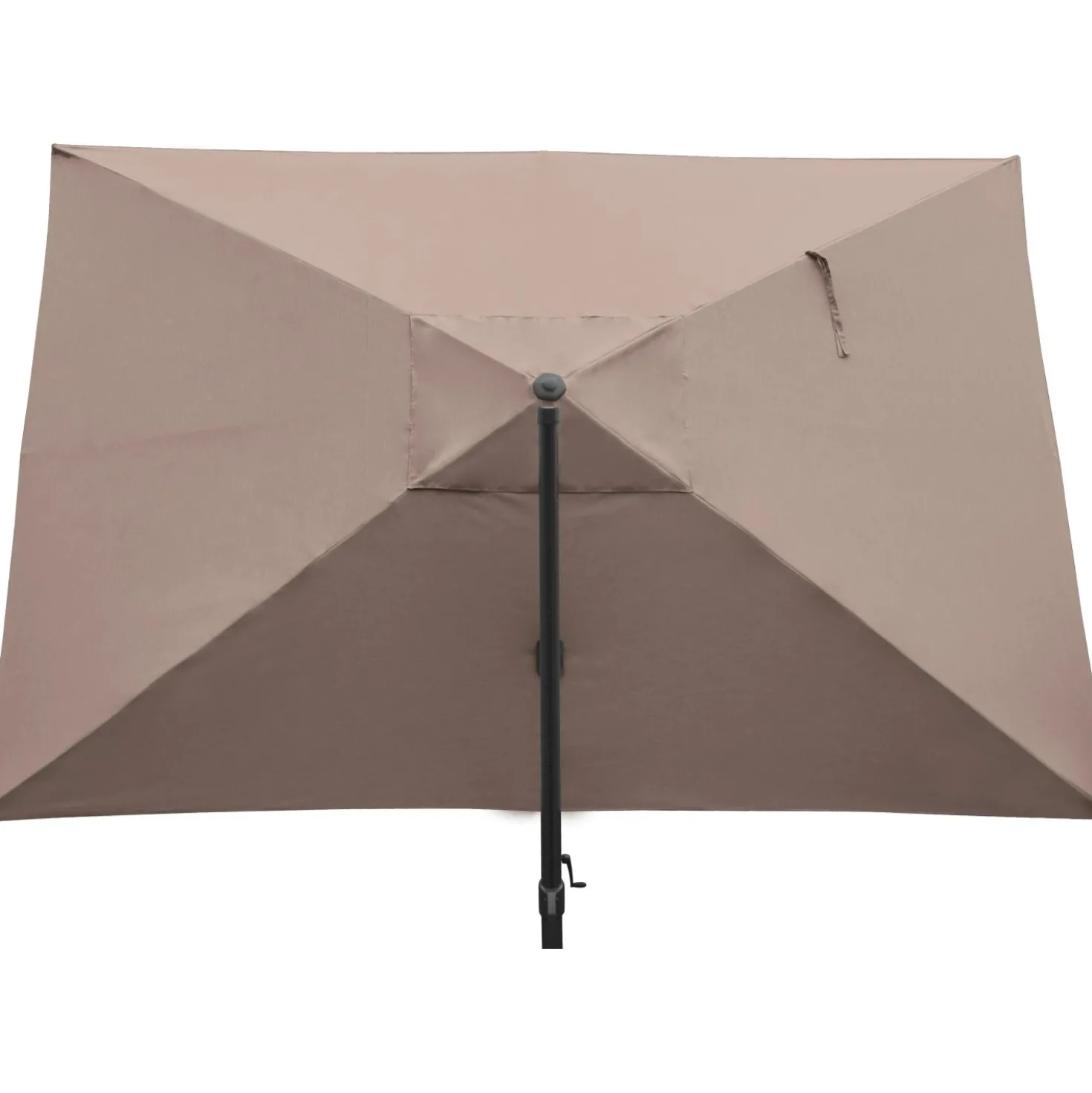 Ombrellone da giardino a palo decentrato Bonbeach 300x400 cm beige