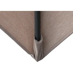 Ombrellone da giardino a palo decentrato Bonbeach 300x400 cm beige