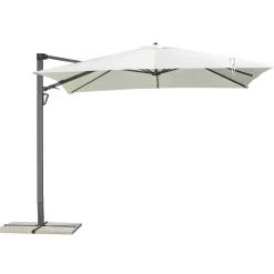 Ombrellone da giardino a palo decentrato Ø 300 cm ecrù