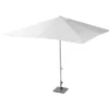 Ombrellone da giardino a palo centrale Michigan 2x3 h2,43 m bianco