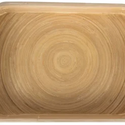 Organizer in bambù laccato Danang set 4 bianco