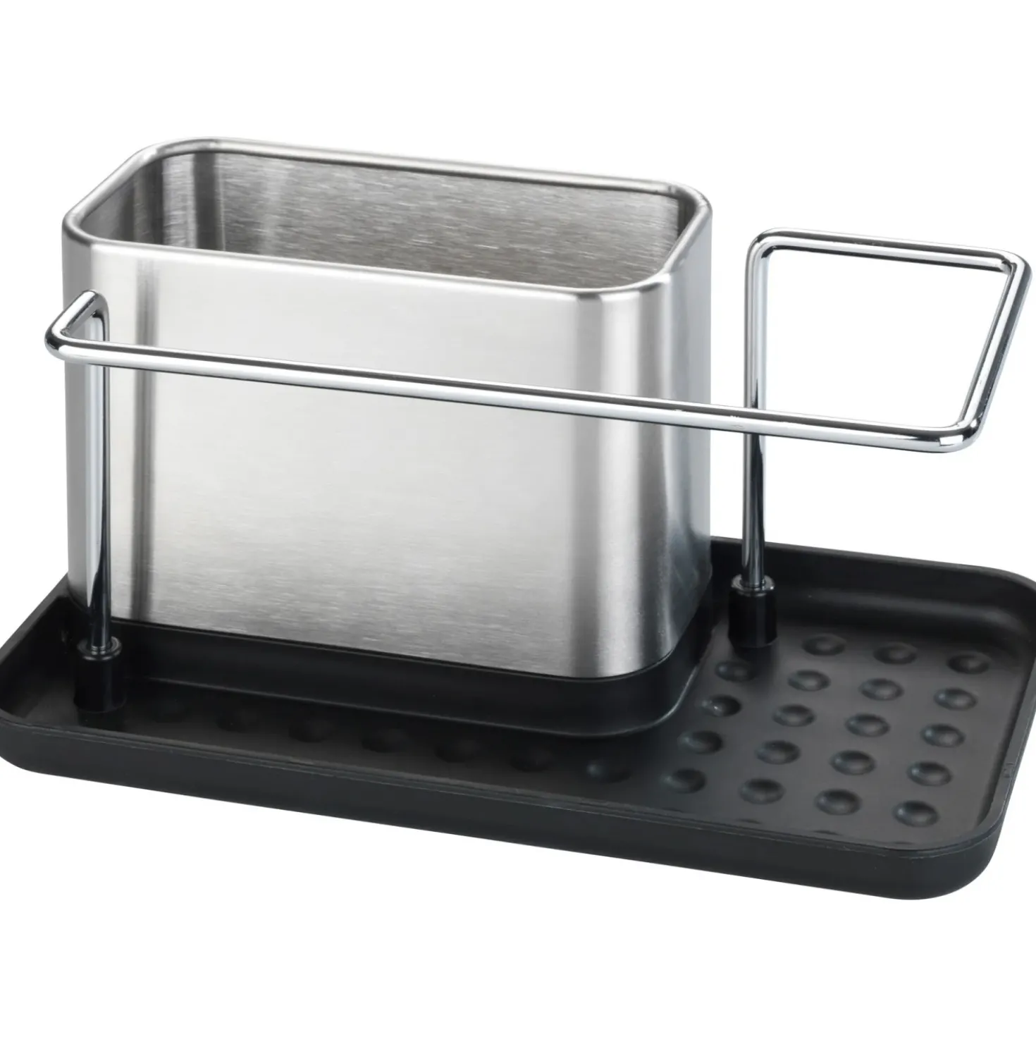 Organizer lavello cucina in acciaio inox WENKO Orio