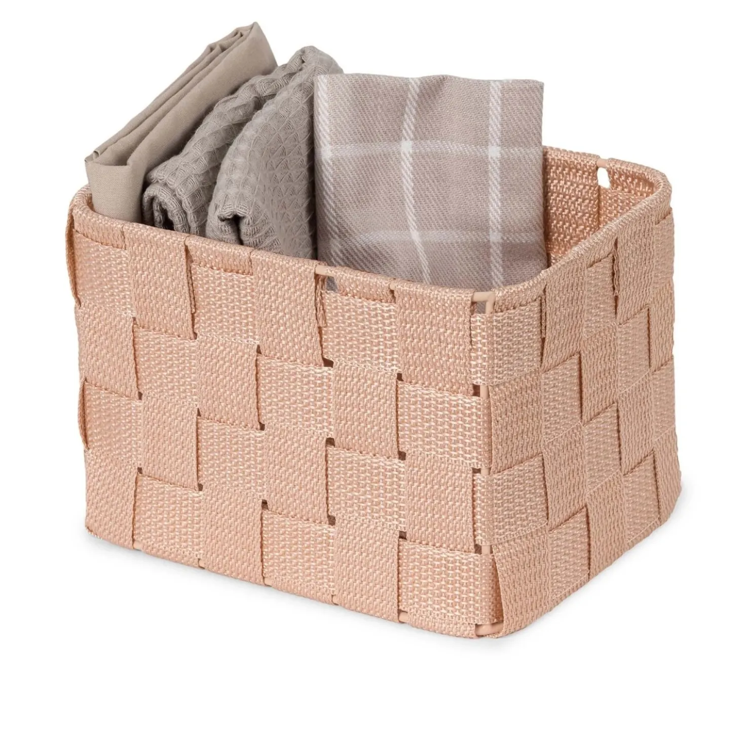 Organizer multiuso Stan rosa 19x14x13 cm