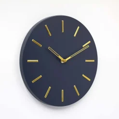 Orologio da parete Altair Ø 30x4 cm blu