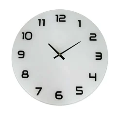 Orologio da parete in vetro Luna Ø 38 cm