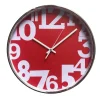 Orologio da parete Marte fondo rosso 30x4 cm