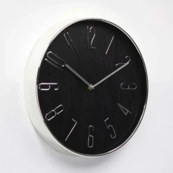 Orologio da parete Pegaso Ø 30,5x4,5 cm nero
