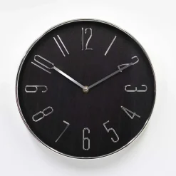 Orologio da parete Pegaso Ø 30,5x4,5 cm nero