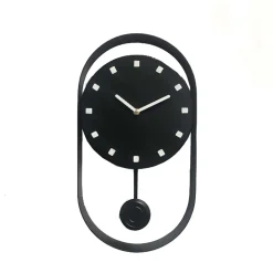 Orologio pendolo Nekkar nero 24 x 44 x 5 cm