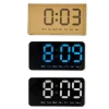 Orologio sveglia luci LED a batteria e USB colori assortiti scatola avana