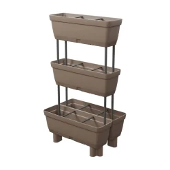 Orto in casa a 3 livelli 490x322x890 color tortora