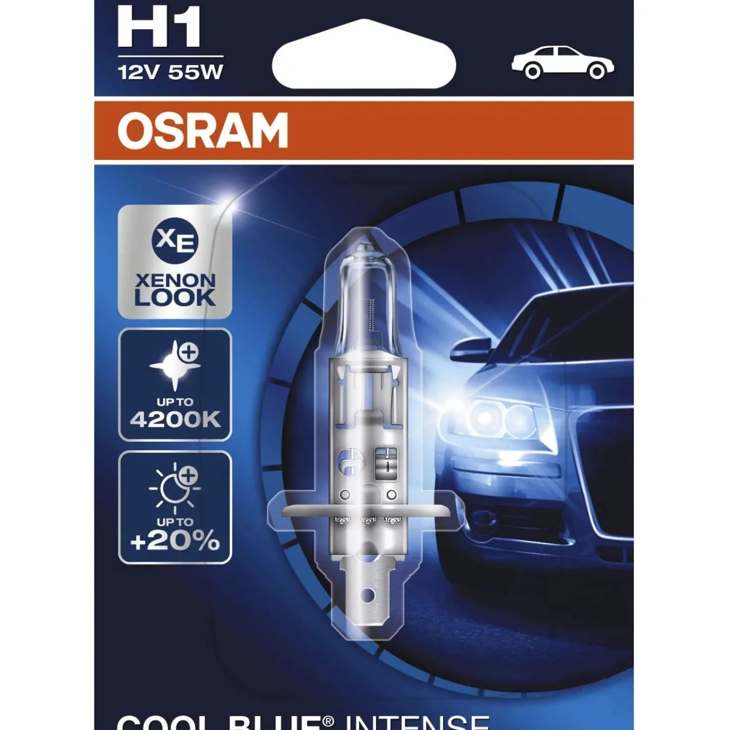 Osram lampadina auto proiettori Cool blue H1 12 V