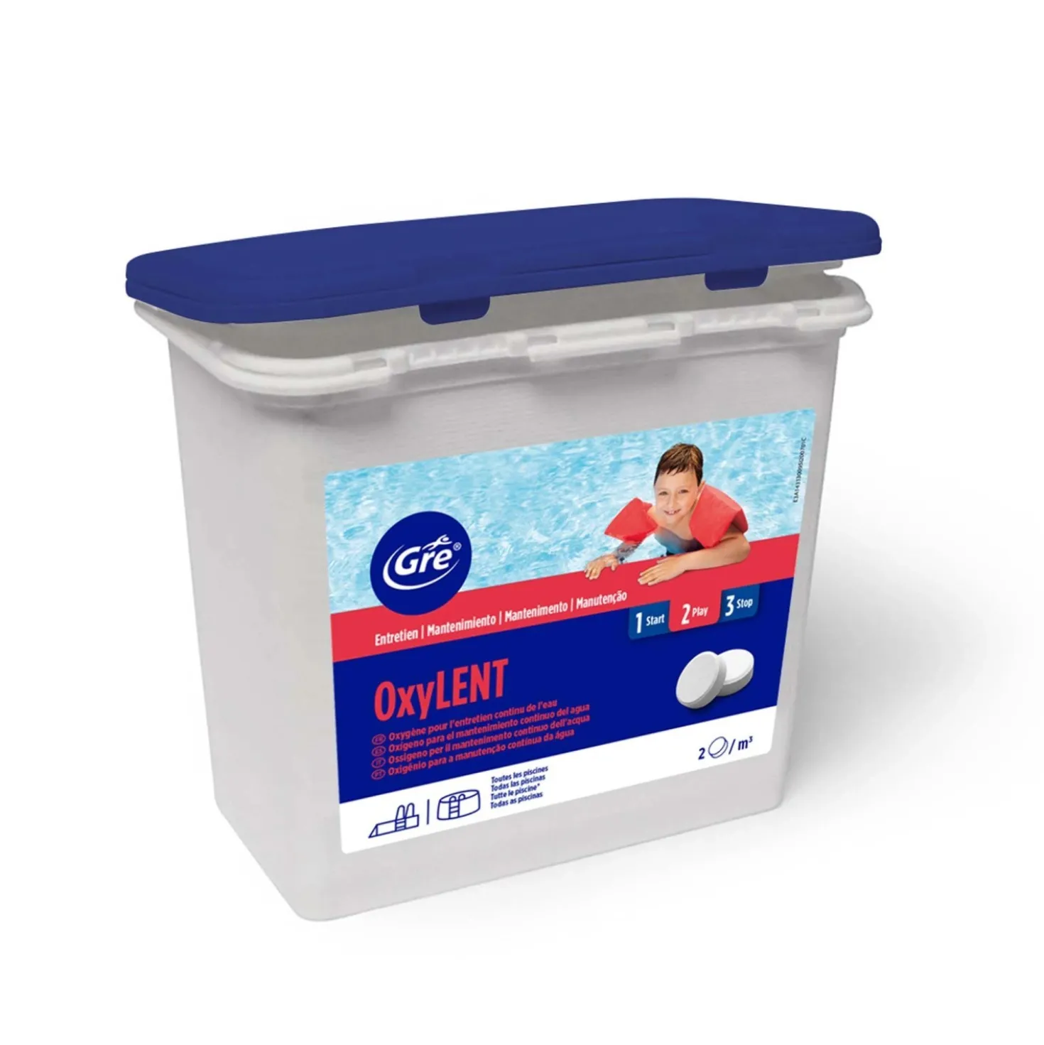 Ossigeno attivo Oxy Lent 1,2 kg pastiglie da 20 g