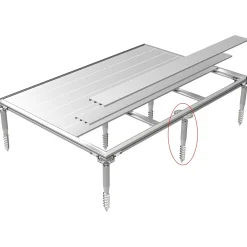 Pacchetto aggiuntivo Biohort SmartBase Plus porta supplementare Argento