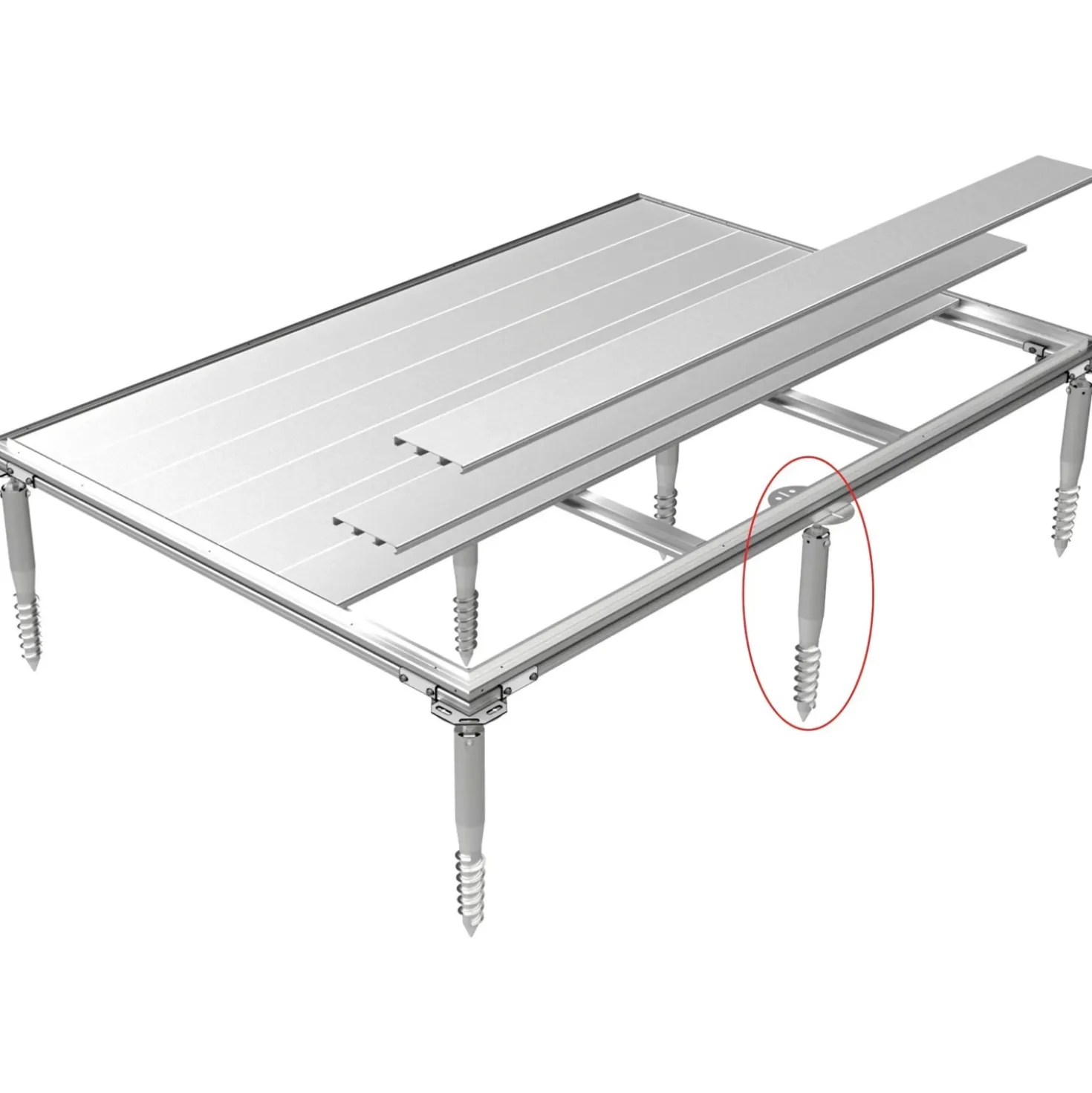 Pacchetto aggiuntivo Biohort SmartBase Plus porta supplementare Argento