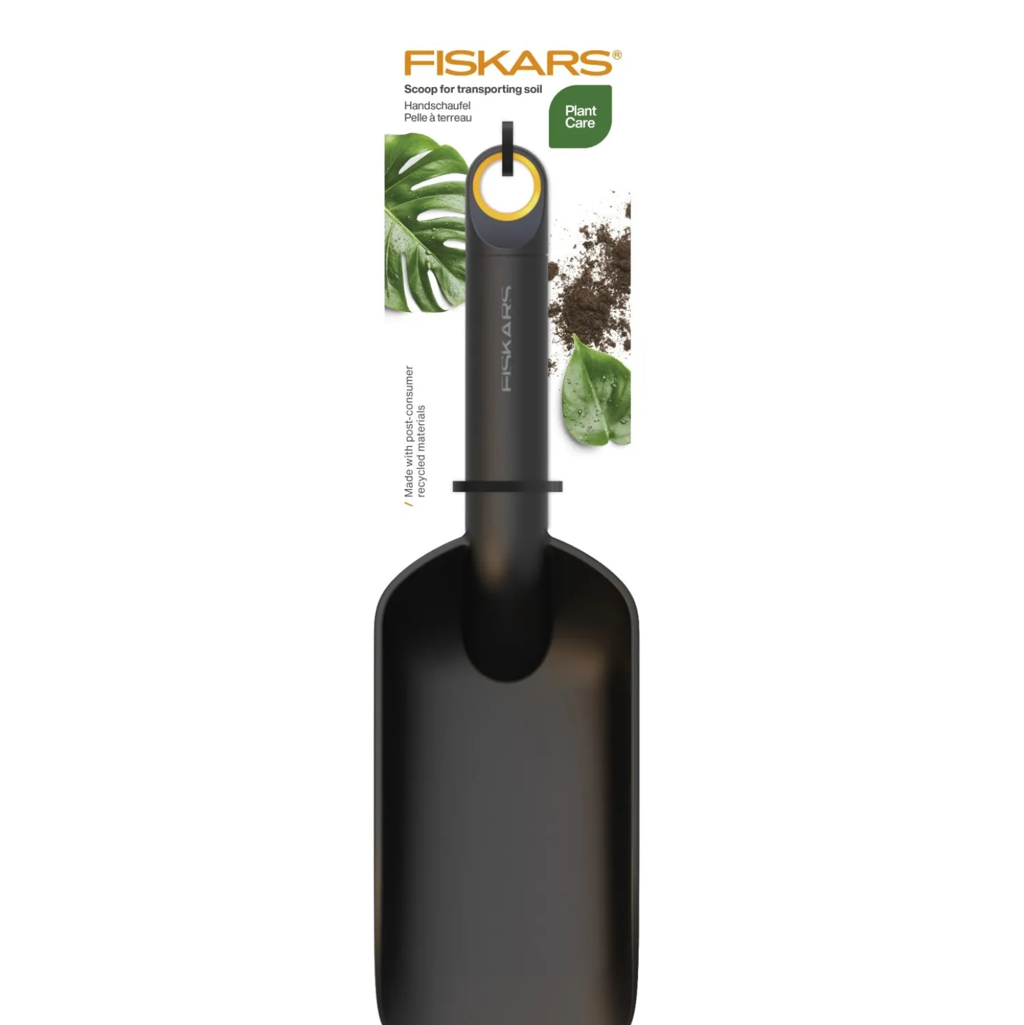 Paletta manuale per piantumazione Fiskars con bordo extra alto