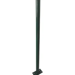 Paletto tondo con piastra H 180 cm verde