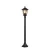 Palo da esterno in alluminio Pienza IP44 H 100 cm nero