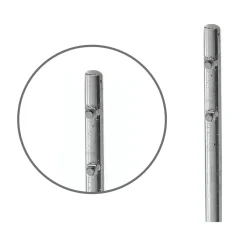 Palo in ferro zincato per antenna 200 cm