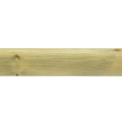 Palo mezzo tondo in legno traverso 3,5 x 7 x H 180 cm