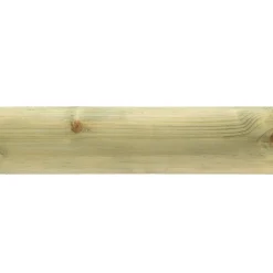 Palo mezzo tondo in legno traverso 3,5 x 7 x H 250 cm