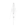 Palo per ombrellone in acciaio diametro 38 mm 3x2 m bianco