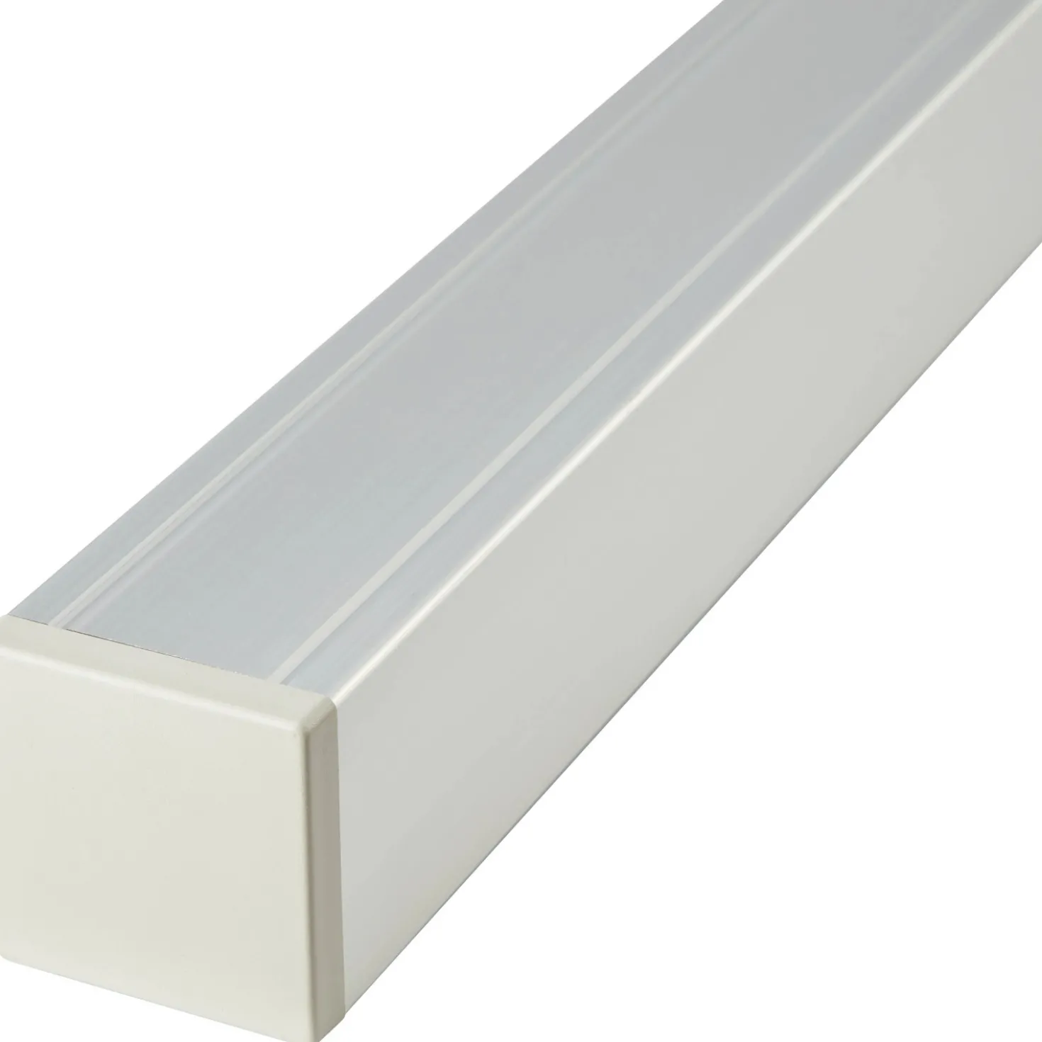 Palo quadro in alluminio con tappo Ø 7 x H 95 cm
