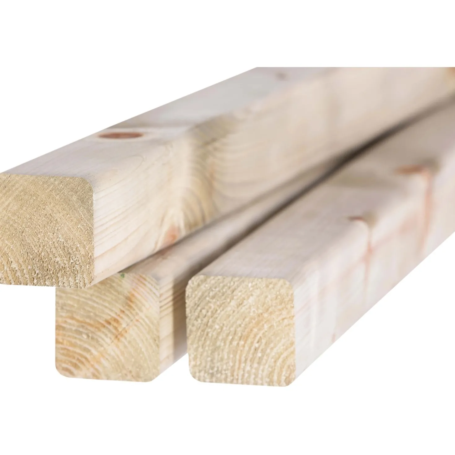 Palo quadro in legno Ø 7 x H 150 cm
