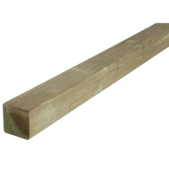 Palo quadro in legno Ø 7 x 180 cm