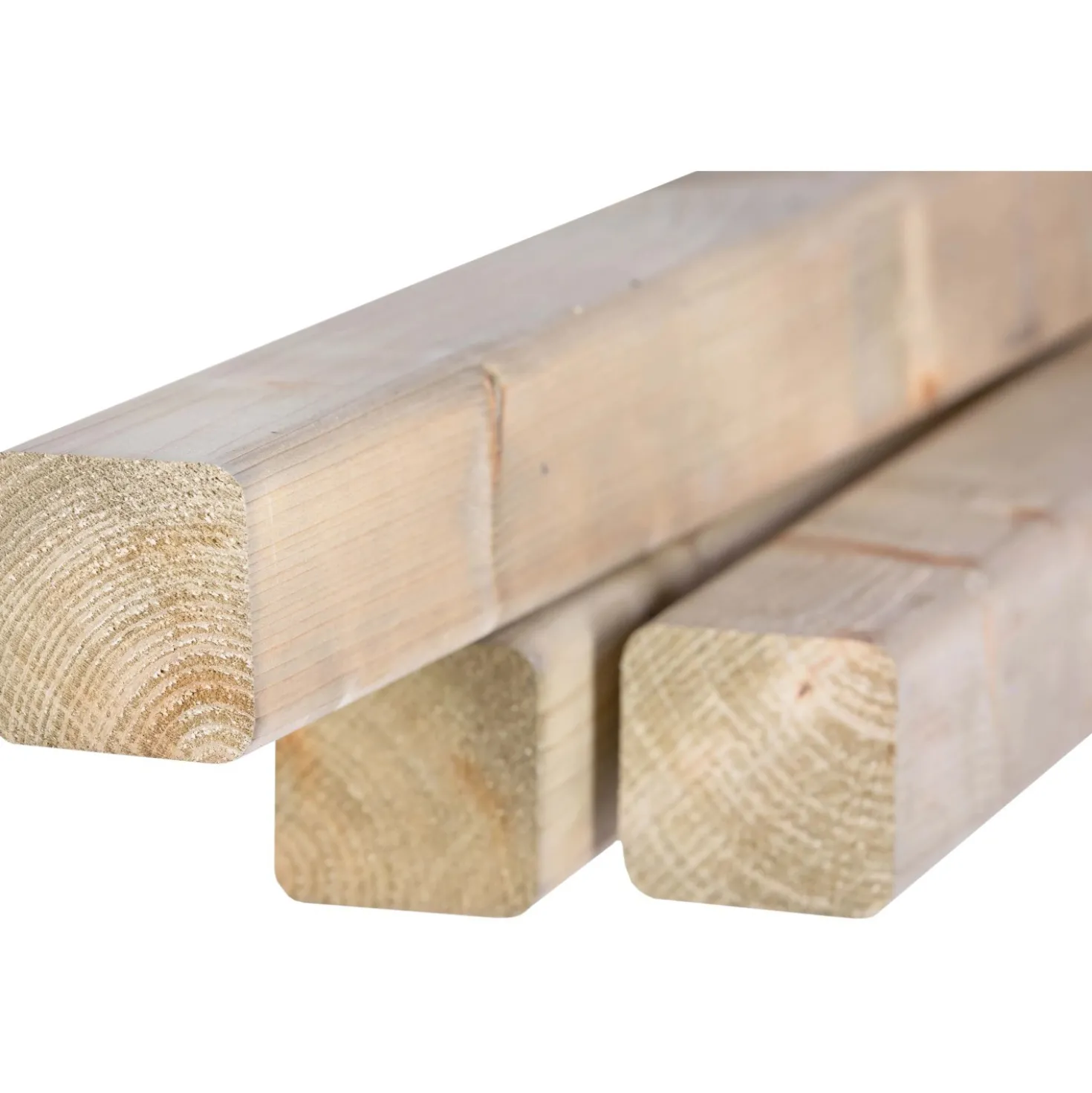Palo quadro in legno Ø 7 x H 200 cm