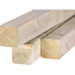Palo quadro in legno Ø 7 x H 240 cm