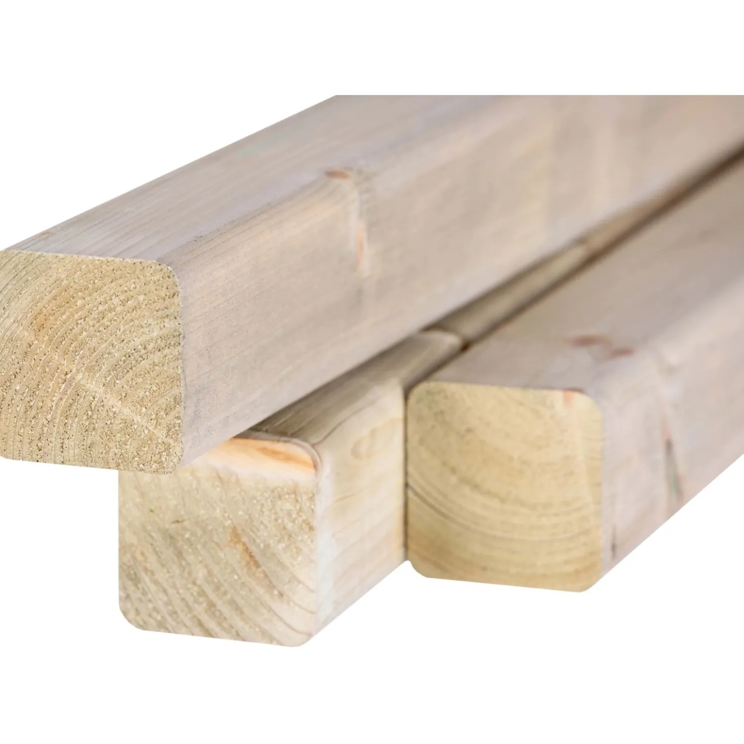 Palo quadro in legno Ø 7 x H 240 cm