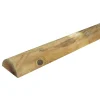 Palo semi tondo in legno traverso Ø 7 x H 250 cm