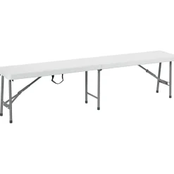 Panchina in plastica set birreria 183x28x43 cm