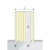 Pannello aggiuntivo porta Maya vetrata stampa 3D Tessuto Grigio + 17,5 cm