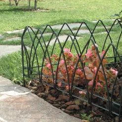 Pannello da giardino in ferro ad arco Goticdecò 0,38x0,60 m nero